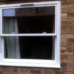 Alumnium vertical sliding sash window