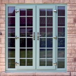 French doors in chartwell green