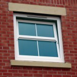 A white tilt and turn window