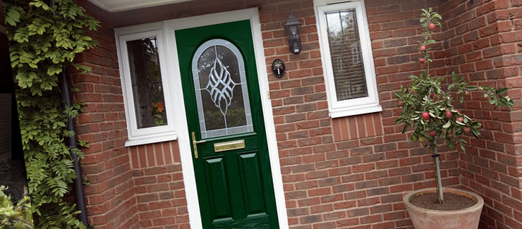 A green composite door - the perfect front door